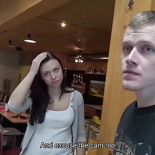 HUNT4K. Cuckold allows guy please his cute GF right in bowling club